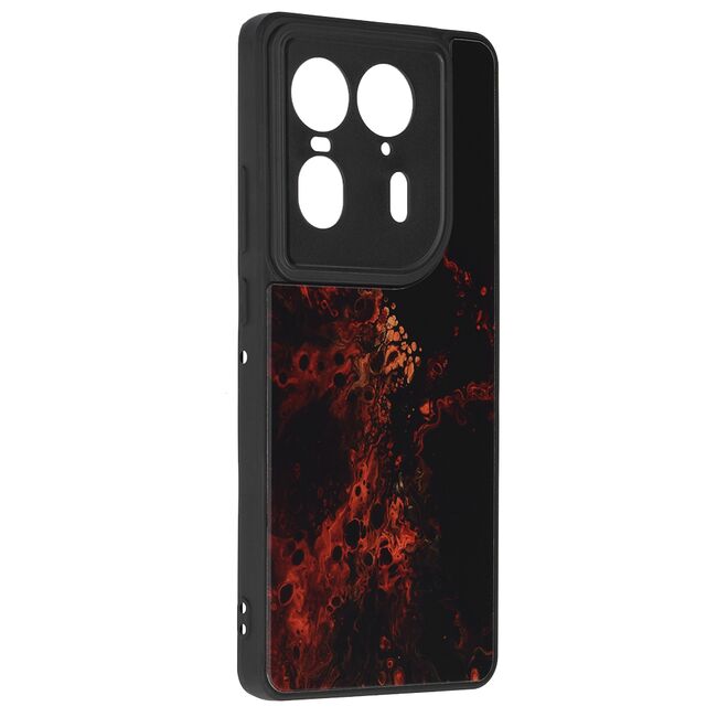 Husa pentru  Motorola Edge 50 Ultra Colorful Varnish Anti-scrath, Rosu