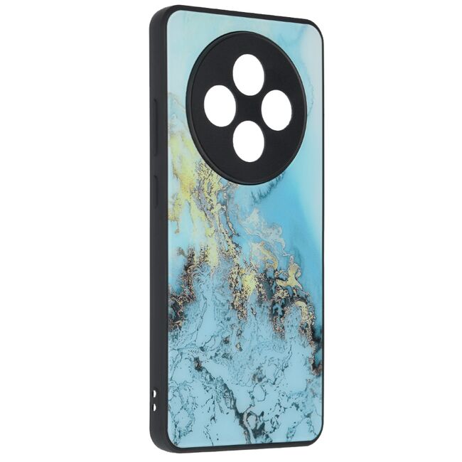 Husa pentru  Oppo Reno 12F, 12FS Colorful Varnish Anti-scrath, Albastru deschis