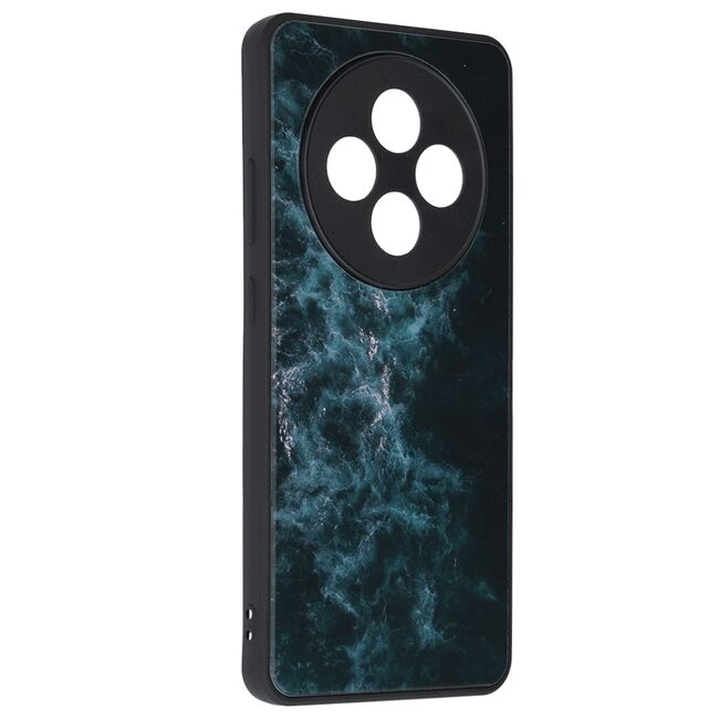 Husa pentru  Oppo Reno 12F, 12FS Colorful Varnish Anti-scrath, Albastru inchis