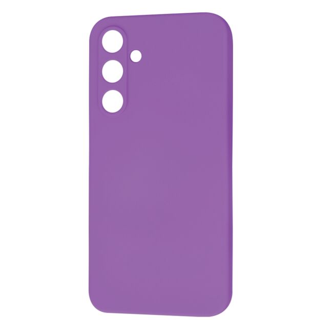 Husa pentru  Samsung Galaxy A55 Liquid Silicone cu MagSafe, subțire, captusita cu microfibra, anti amprentă, protectie cameră foto, Mov