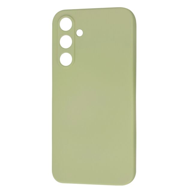 Husa pentru  Samsung Galaxy A55 Liquid Silicone cu MagSafe, subțire, captusita cu microfibra, anti amprentă, protectie cameră foto, Verde