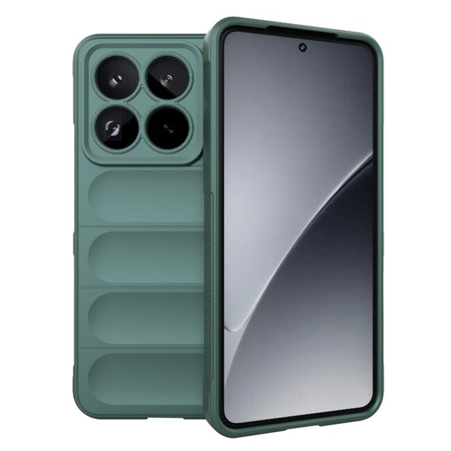 Husa pentru  Xiaomi 15 Pro Liquid Silicone, Microfibre Lining, Non-Slip Airbag Design, Verde