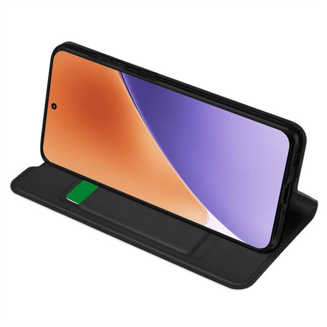 Husa pentru  Xiaomi 15 tip carte BookFlip, inchidere magnetica, Negru
