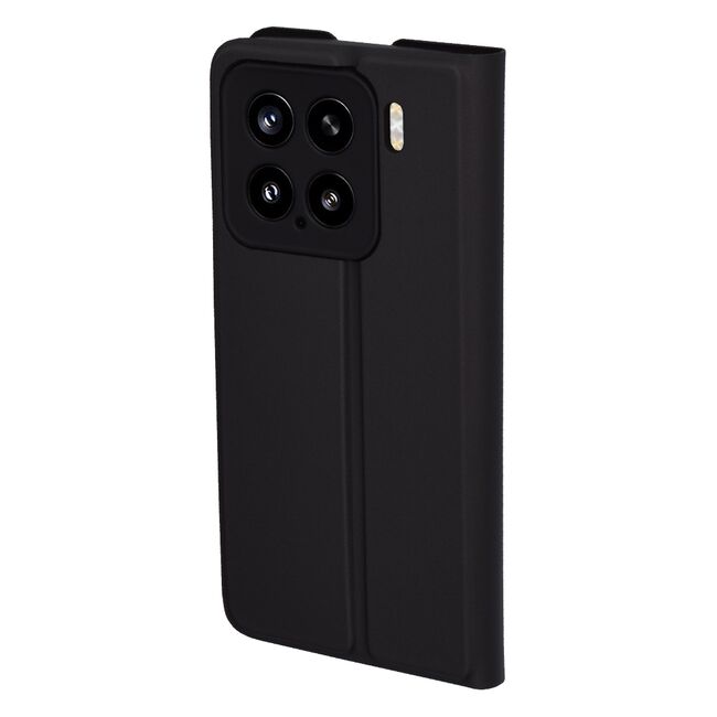 Husa pentru  Xiaomi 15 tip carte BookFlip, inchidere magnetica, Negru