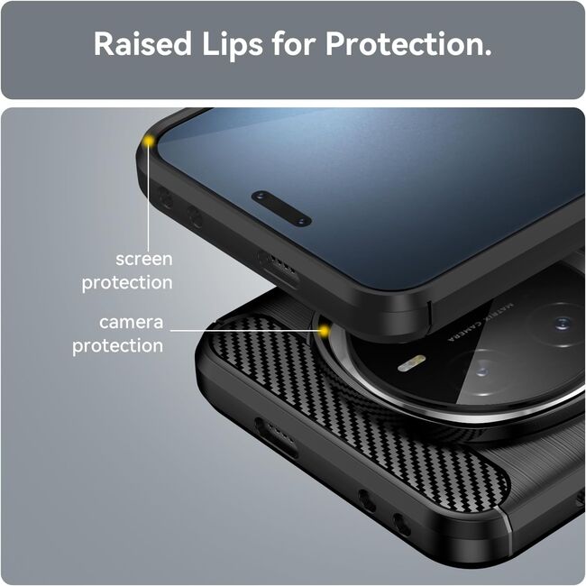 Husa pentru Honor Magic 7 Lite Carbon Liquid Silicone, Negru