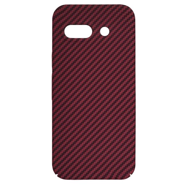 Husa pentru  Google Pixel 9A CarbonFiber UltraSlim, Lightweight, Rosu
