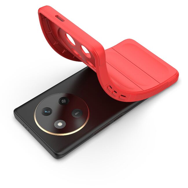 Husa pentru  Honor Magic 7 Lite Liquid Silicone, Microfibre Lining, Non-Slip Airbag Design, Bordeaux