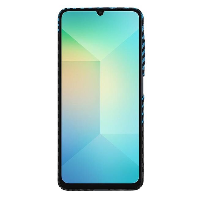 Husa pentru  Samsung Galaxy A06 CarbonFiber UltraSlim, Lightweight, Albastru inchis