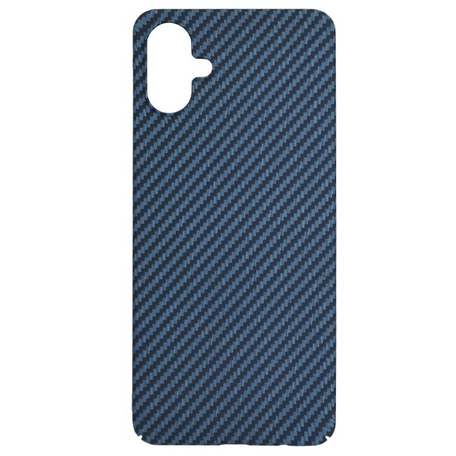 Husa pentru  Samsung Galaxy A06 CarbonFiber UltraSlim, Lightweight, Albastru
