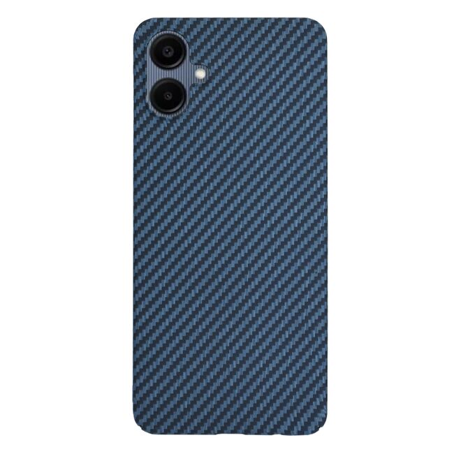 Husa pentru  Samsung Galaxy A06 CarbonFiber UltraSlim, Lightweight, Albastru