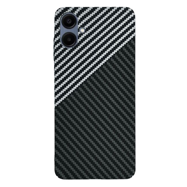 Husa pentru  Samsung Galaxy A06 CarbonFiber UltraSlim, Lightweight, Gri