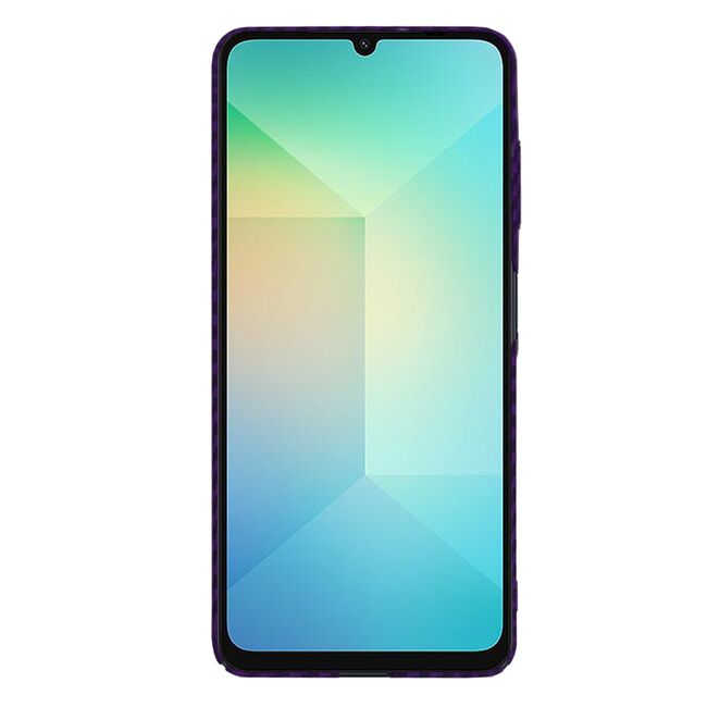 Husa pentru  Samsung Galaxy A06 CarbonFiber UltraSlim, Lightweight, Mov