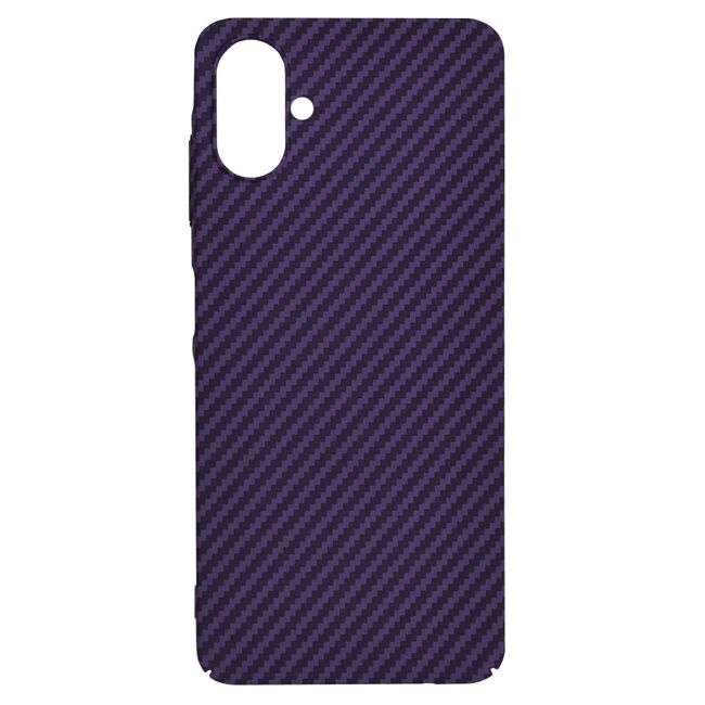 Husa pentru  Samsung Galaxy A06 CarbonFiber UltraSlim, Lightweight, Mov