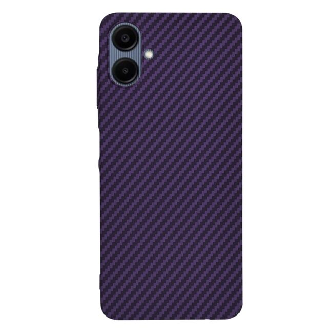 Husa pentru  Samsung Galaxy A06 CarbonFiber UltraSlim, Lightweight, Mov