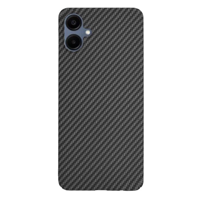 Husa pentru  Samsung Galaxy A06 CarbonFiber UltraSlim, Lightweight, Negru