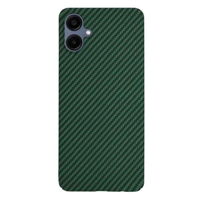 Husa pentru  Samsung Galaxy A06 CarbonFiber UltraSlim, Lightweight, Verde