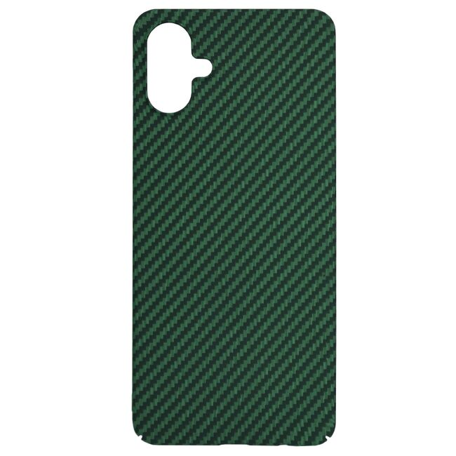 Husa pentru  Samsung Galaxy A06 CarbonFiber UltraSlim, Lightweight, Verde