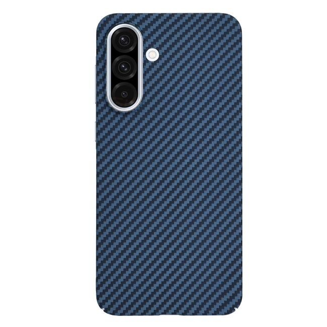Husa pentru  Samsung Galaxy A36 CarbonFiber UltraSlim, Lightweight, Alb inchis