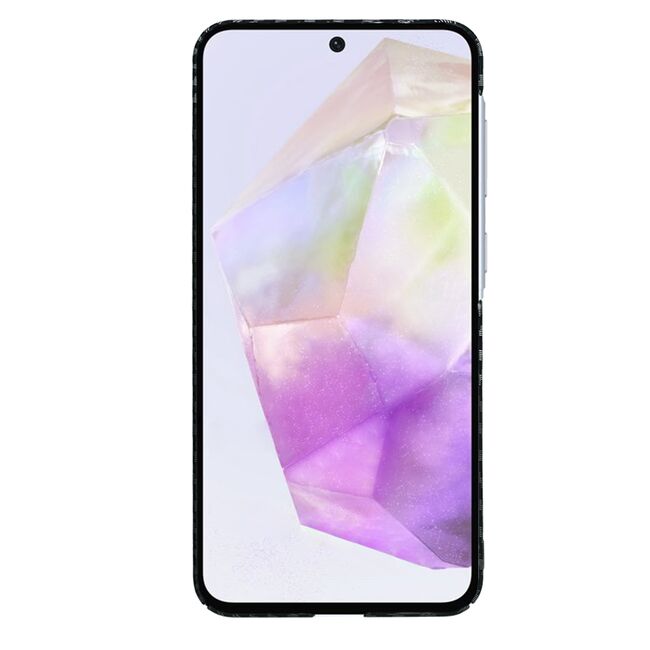 Husa pentru  Samsung Galaxy A36 CarbonFiber UltraSlim, Lightweight, Gri