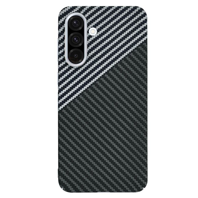 Husa pentru  Samsung Galaxy A36 CarbonFiber UltraSlim, Lightweight, Gri