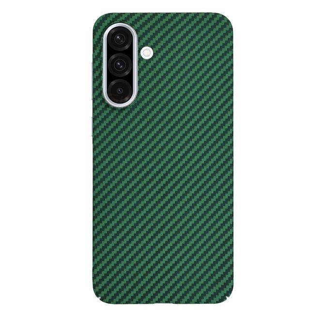 Husa pentru  Samsung Galaxy A36 CarbonFiber UltraSlim, Lightweight, Verde