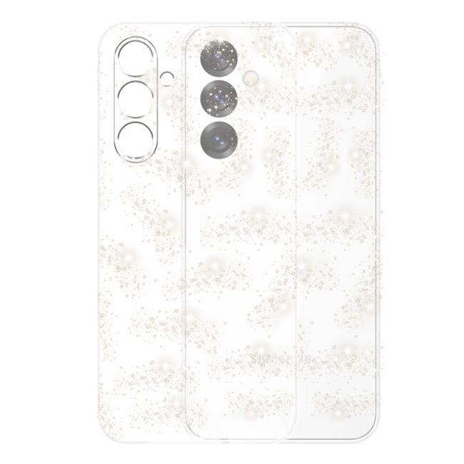 Husa pentru  Samsung Galaxy S25+ cu sclipici Liquid Crystal Glitter, Ice