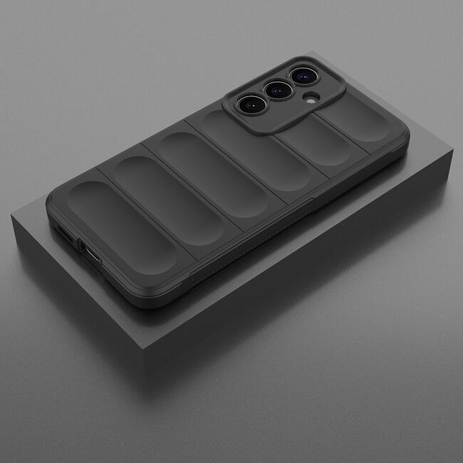 Husa pentru  Samsung Galaxy S25 Liquid Silicone, Microfibre Lining, Non-Slip Airbag Design, Rosu
