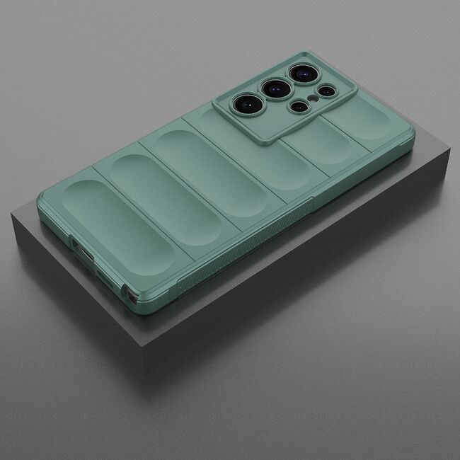 Husa pentru  Samsung Galaxy S25 Ultra Liquid Silicone, Microfibre Lining, Non-Slip Airbag Design, Albastru