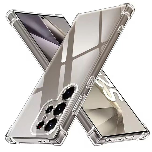 Husa pentru  Samsung Galaxy S25 Ultra Slim Anti-Shock 1.5mm reinforced 4 corners, Clear