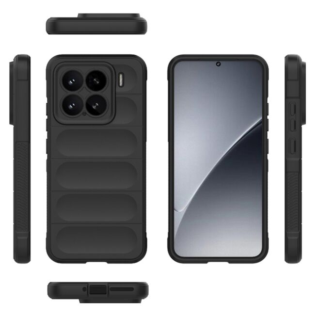 Husa pentru  Xiaomi 15 Liquid Silicone, Microfibre Lining, Non-Slip Airbag Design, Bordeaux