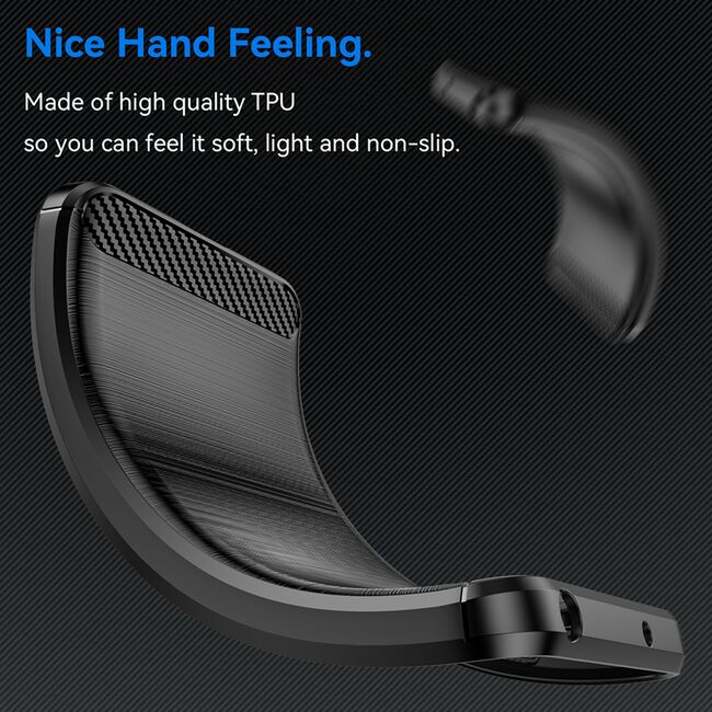 Husa pentru Samsung Galaxy S25+ Carbon Liquid Silicone, Negru