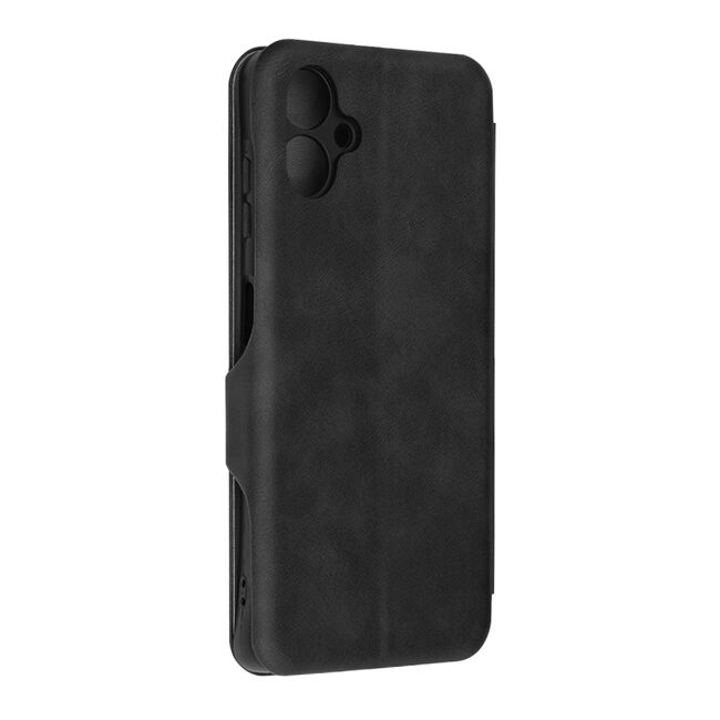 Husa tip carte pentru Samsung Galaxy A06 Smart Wallet fata - spate protectie 360 - Negru