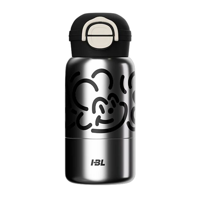 Termos pentru copii - Cana termoizolantă din oțel inoxidabil 316, capacitate 520 ml, argintiu