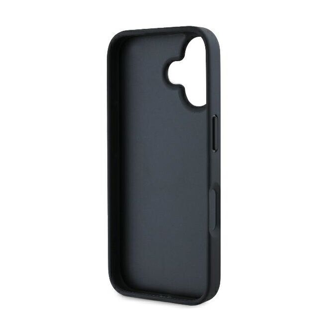 Husa premium pentru  iPhone 16 Karl Lagerfeld superior quality - Negru imprimat