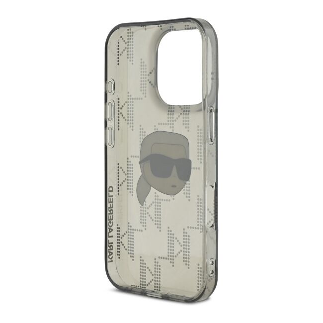 Husa premium pentru  iPhone 16 Karl Lagerfeld superior quality - Bej
