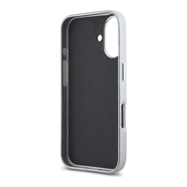 Husa premium pentru  iPhone 16 Karl Lagerfeld superior quality - Alb