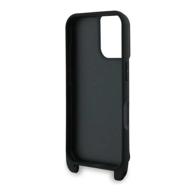 Husa premium pentru  iPhone 16 Karl Lagerfeld superior quality - Negru denim