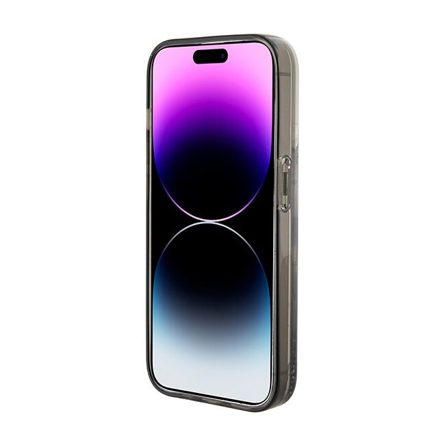 Husa premium pentru  iPhone 15 Pro Karl Lagerfeld superior quality - Gri antracit