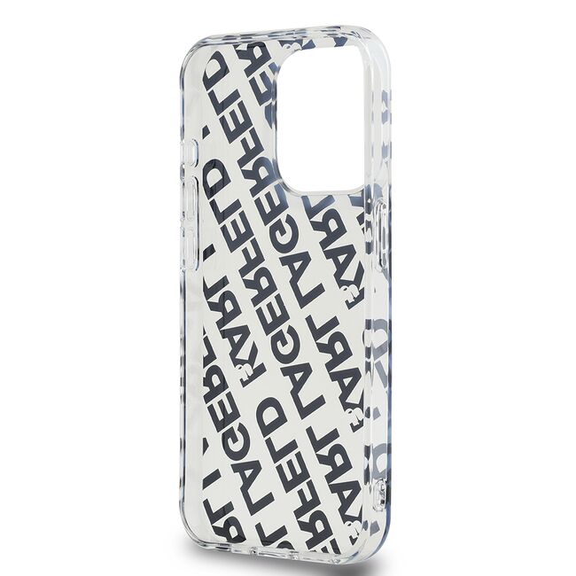 Husa premium pentru  iPhone 15 Pro Karl Lagerfeld superior quality - Gri deschis