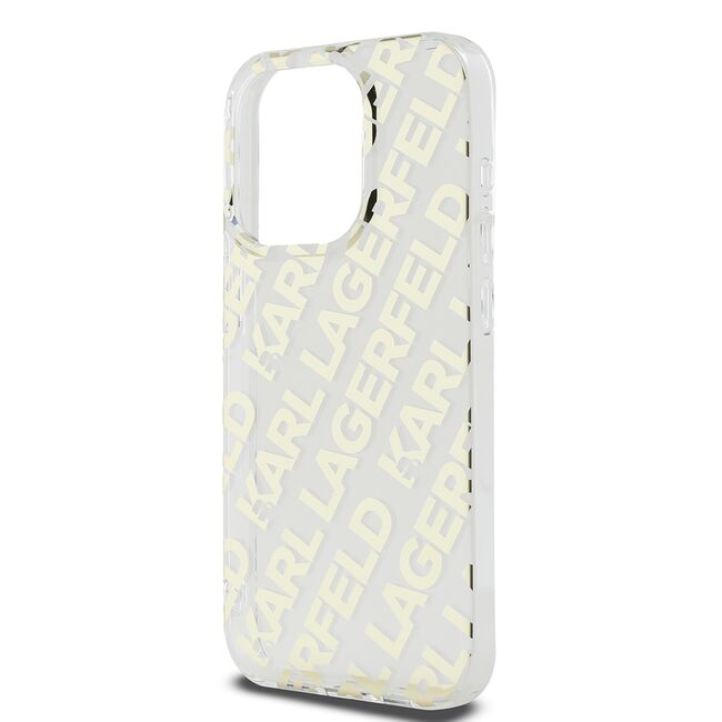 Husa premium pentru  iPhone 15 Pro Karl Lagerfeld superior quality - Gri deschis