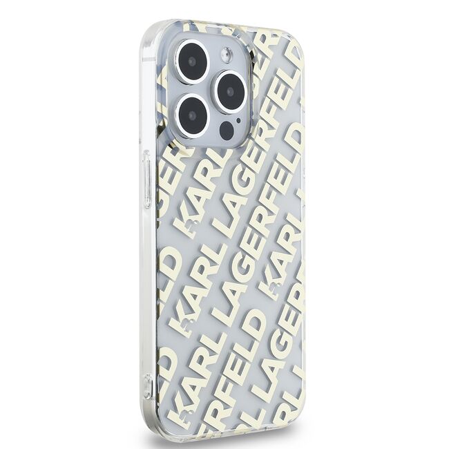 Husa premium pentru  iPhone 15 Pro Karl Lagerfeld superior quality - Gri grafit