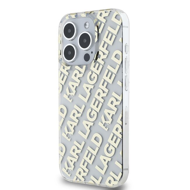 Husa premium pentru  iPhone 15 Pro Karl Lagerfeld superior quality - Gri grafit