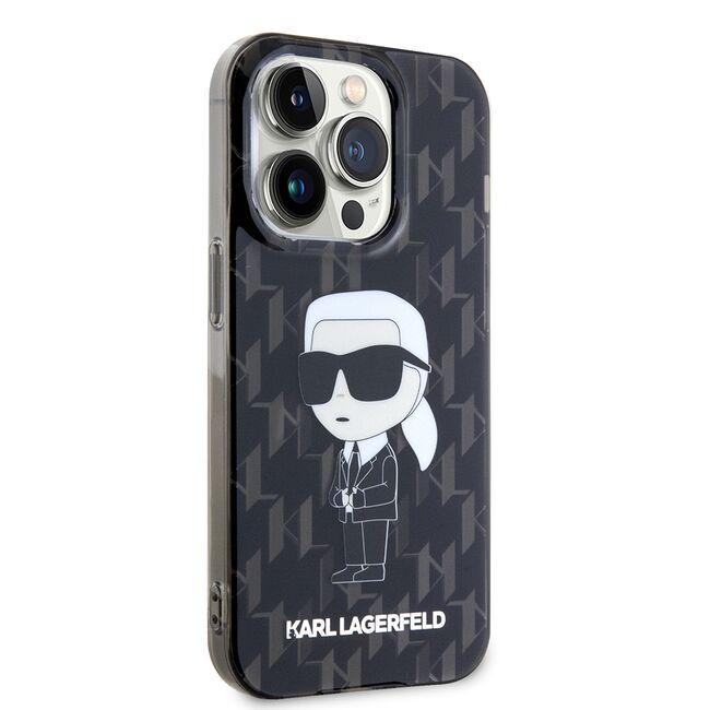 Husa premium pentru  iPhone 15 Pro Karl Lagerfeld superior quality - Negru denim