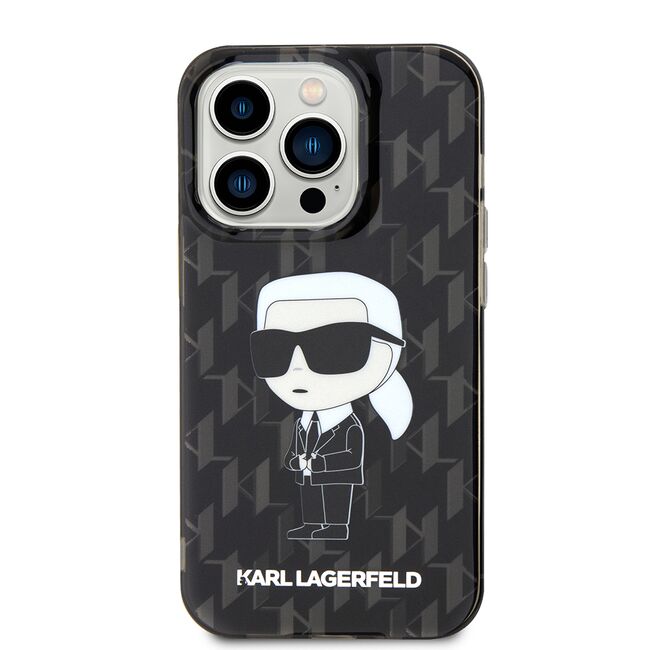 Husa premium pentru  iPhone 15 Pro Karl Lagerfeld superior quality - Negru denim