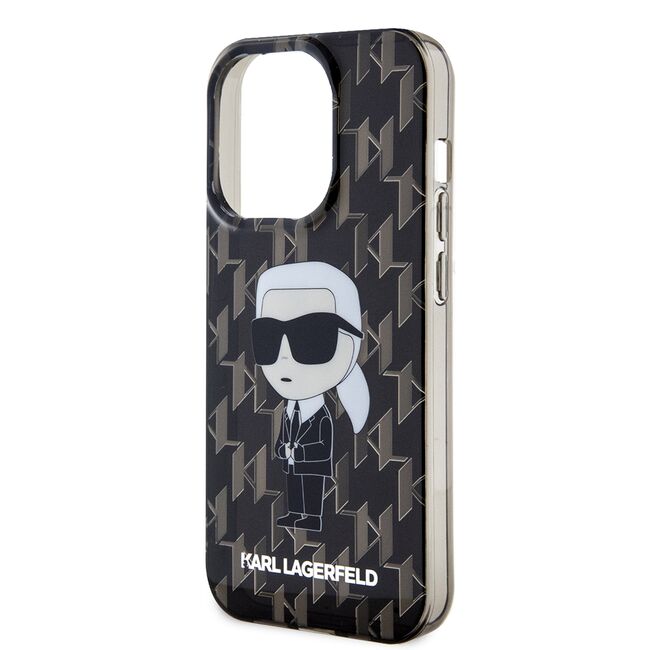 Husa premium pentru  iPhone 15 Pro Karl Lagerfeld superior quality - Negru denim