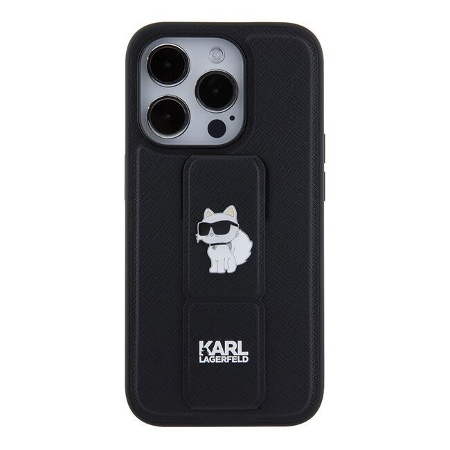 Husa premium pentru  iPhone 15 Pro Karl Lagerfeld superior quality - Negru intens