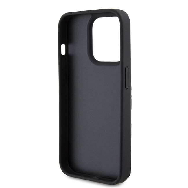 Husa premium pentru  iPhone 15 Pro Karl Lagerfeld superior quality - Negru print
