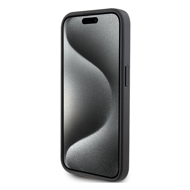 Husa premium pentru  iPhone 15 Pro Karl Lagerfeld superior quality - Negru royal