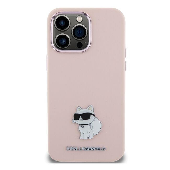 Husa premium pentru  iPhone 15 Pro Karl Lagerfeld superior quality - Roz