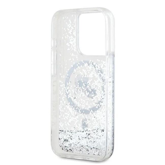 Husa premium pentru  iPhone 15 Pro Max Karl Lagerfeld compatibila Magsafe - Clear